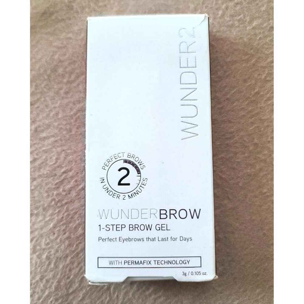 Wunder2 WunderBrow 1 Step Brow Gel Black Brown Perfect Brows In Under 2 Mins NEW